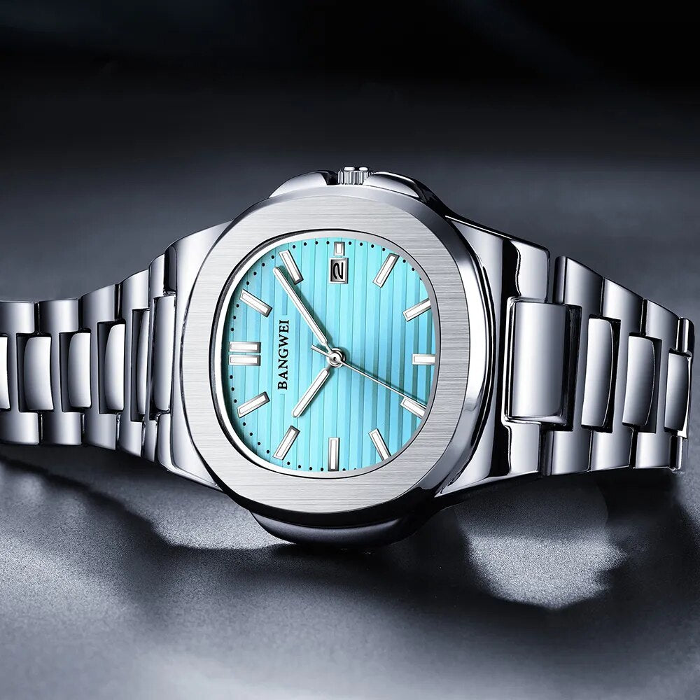 Relógio de luxo masculino | Lançamento 2023 | À prova d'água