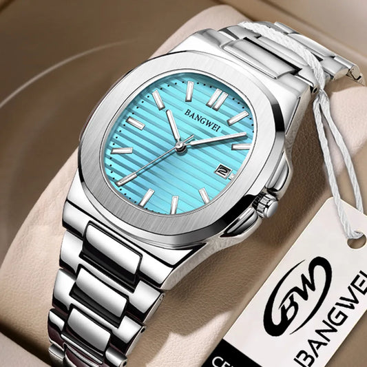 Relógio de luxo masculino | Lançamento 2023 | À prova d'água